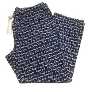 Vineyard Vines Santa Whale Stretch Cotton Lounge Pants XL